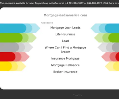 Mortgageleadsamerica.com(Mortgage Leads America) Screenshot