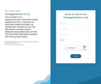 Mortgagelenders.co.uk(Mortgage Lenders) Screenshot