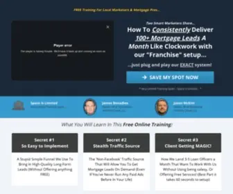Mortgagemarketingprogram.com(FREE Mortgage Marketing Mastery Training) Screenshot