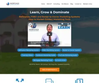 Mortgagemarketingpros.com(Online Mortgage Marketing Ideas for Loan Officers) Screenshot