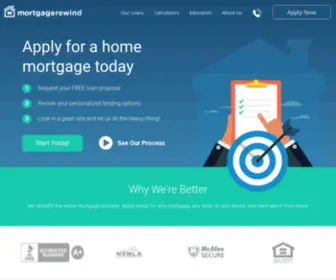 Mortgagerewind.com(Better Mortgages) Screenshot