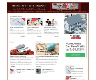 Mortgagesandrefinance.com(Government Program called the Home Affordable Refinance Plan (HARP)) Screenshot