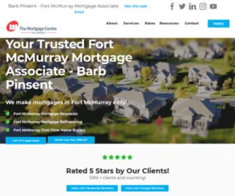 Mortgagesbybarb.com(Fort McMurray Mortgage Broker) Screenshot