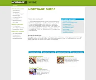 Mortgagesguide.org(Mortgage) Screenshot