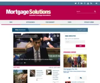 Mortgagesolutions.co.uk(Mortgage Solutions) Screenshot