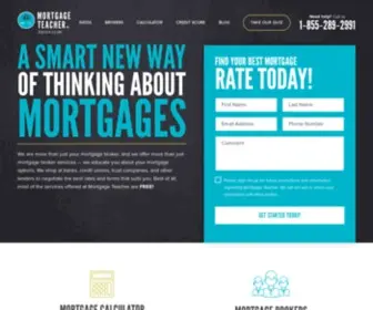 Mortgageteacher.com(Finding the right mortgage can be stressful and confusing. Mortgage Teacher) Screenshot