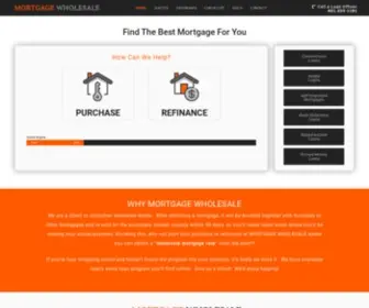 Mortgagewholesale.com(HARP Refinance) Screenshot
