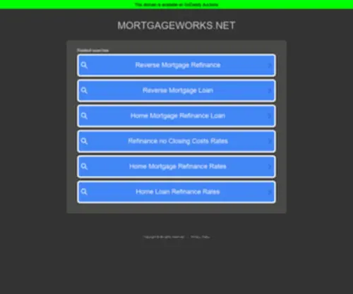 Mortgageworks.net(Mortgageworks) Screenshot