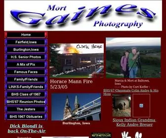 Mortgainesphoto.com(Mort Gaines Photo) Screenshot