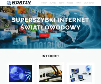 Mortin.pl(Oferuje kompleksową obsługę firm w internecie. Świadczymy szeroki zakres usług takich jak) Screenshot