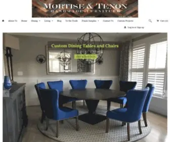 Mortisetenon.com(Los Angeles Custom handmade home furnishings and interior design featuring urban designs) Screenshot