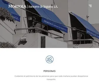 Mortolasa.com.ar(Mórtola Seguros) Screenshot