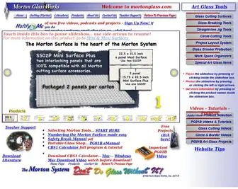 Mortonglass.com(Morton System tools for stained glass) Screenshot