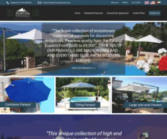 Mortonparasols.co.uk(Morton Parasols) Screenshot