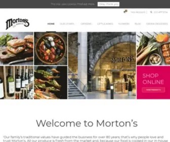 Mortons.ie(Our family’s traditional values have guided the business for 80 years. Our produce) Screenshot