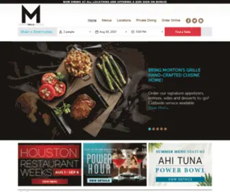 Mortonsgrille.com(Morton's Grille) Screenshot