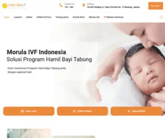 Morulaivf.co.id(Klinik Program Bayi Tabung & Kehamilan Terbaik di Indonesia) Screenshot