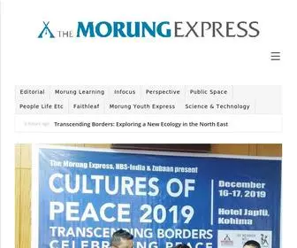Morungexpress.com(The Morung Express) Screenshot
