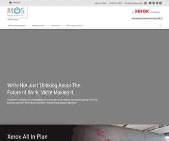 Mos-Xerox.com(Xerox Business Solutions Midwest) Screenshot