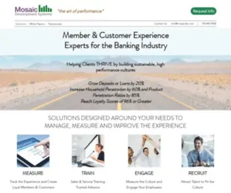 Mosaic-Dsi.com(Member Experience Banking) Screenshot