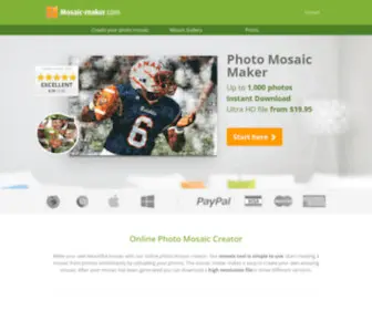 Mosaic-Maker.com(Mosaic Maker) Screenshot