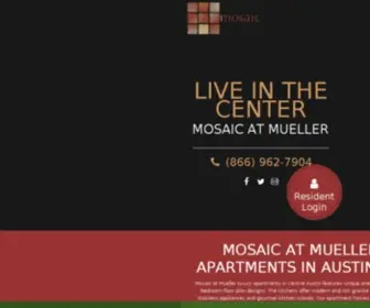 Mosaicaustin.com(Austin Luxury Apartments) Screenshot