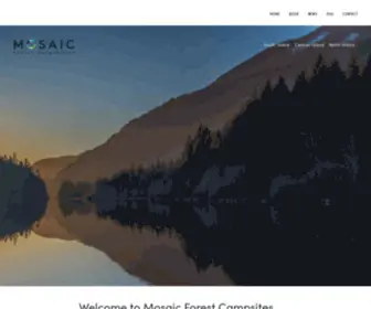 Mosaiccampsites.com(Mosaic Campsites) Screenshot