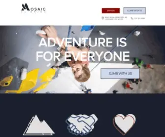 Mosaicclimbing.com(Rock Climbing) Screenshot