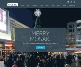 MosaiCDistrict.com(Upscale shopping & dining with free Wi) Screenshot