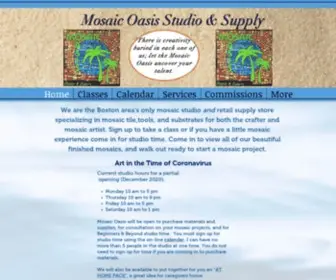 Mosaicoasis.com(Mosaic Supply) Screenshot