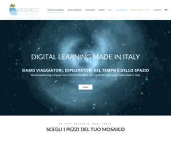 Mosaicoelearning.it(ELEARNING ITALIA) Screenshot