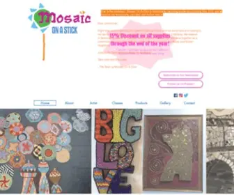 Mosaiconastick.com(Mosaic on a Stick) Screenshot