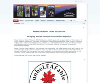 Mosaicoutdoor.org(Mosaic Outdoor Clubs of America) Screenshot