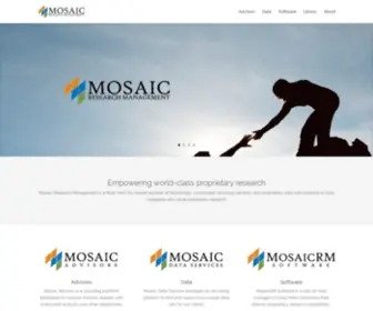 Mosaicrm.com(Mosaic Research Management) Screenshot