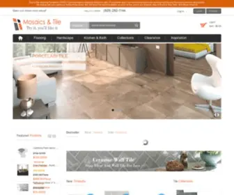 Mosaicsandtile.com(Mosaics and Tile) Screenshot