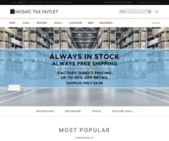 Mosaictileoutlet.com(Wall Tile) Screenshot