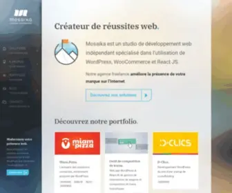 Mosaika.fr(Créons votre (réus)) Screenshot
