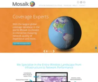 Mosaik.com(Mobile Network Performance Analytics) Screenshot