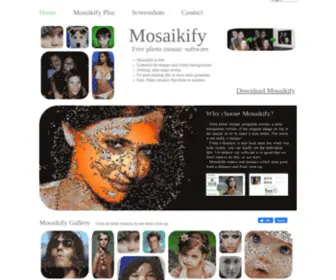 Mosaikify.com(Free Photo Mosaic software) Screenshot