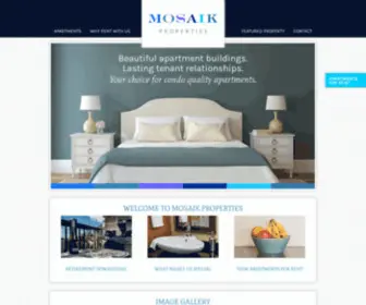 Mosaikproperties.ca(Apartments In Clayton Park and Halifax) Screenshot