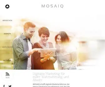 Mosaiq.com(Internetagentur in Stuttgart) Screenshot