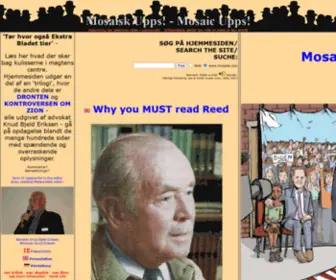Mosaisk.com(Oplysning om Jødernes rolle i samfundet) Screenshot