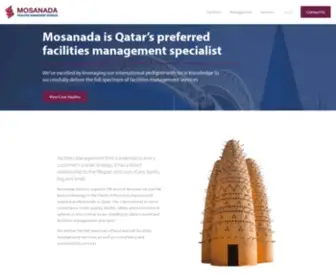 Mosanada.qa(Driving Innovation in Facilities Management in Qatar) Screenshot