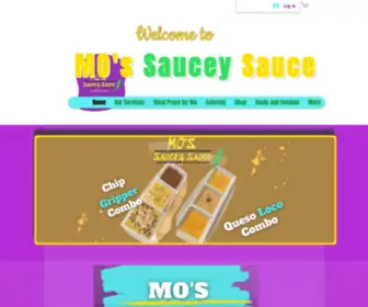 Mosauceysauce.com(The Sauce You Always Wanted To Make) Screenshot