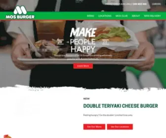 Mosburger.com.au(MOS Burger) Screenshot