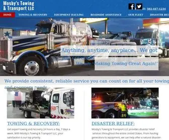 Mosbystow.com(Towing Louisville) Screenshot