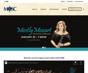 Mosc.org(Midland-Odessa Symphony & Chorale) Screenshot