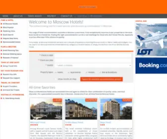 Moscow-Hotels.net(Moscow Hotels) Screenshot