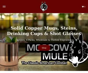 Moscowmulemugs.com(Moscow Mule Mugs) Screenshot