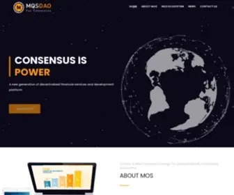 Mosdao.io(A new generation of public chain based on dao2.0 distributed autonomous community architecture) Screenshot